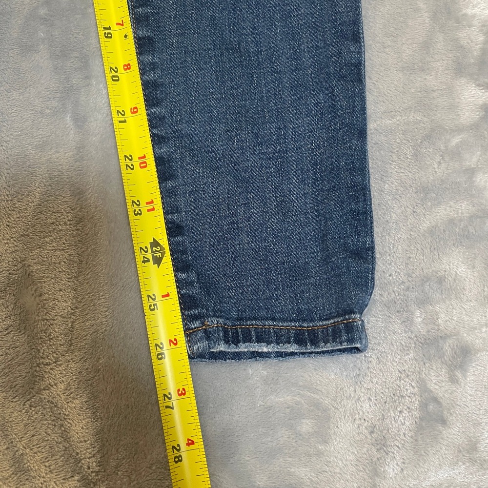 JOES JEANS Women's Size 27 Curvy Skinny Ankle Blue Denim Jeans Distressed - Picture 5 of 8